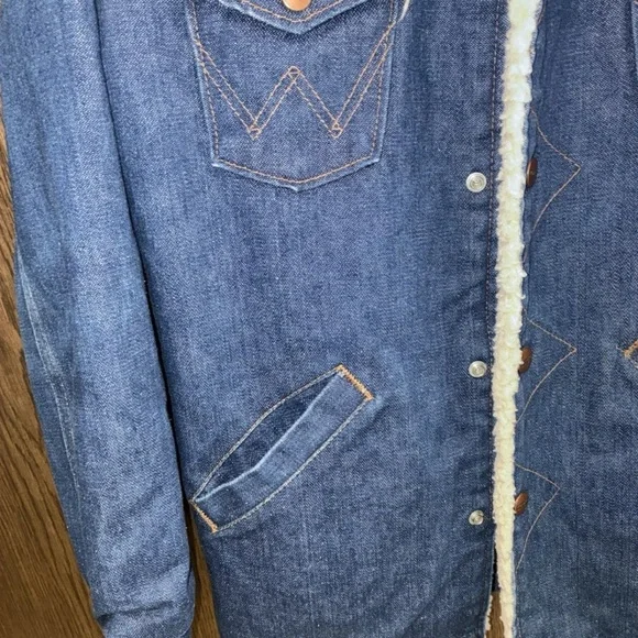 Men's Vintage Wrangler 70’s Wrangle Wrange Coat Size Small - Picture 5 of 5
